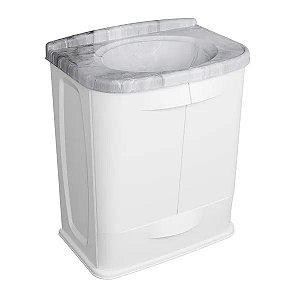 Gabinete Para Banheiro Com Lavatório GAB5MBR-MM Astra Branco