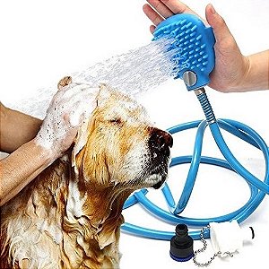 MANGUEIRA Spray banho pet animais luva Mangueira cachorro e gato 123 Util