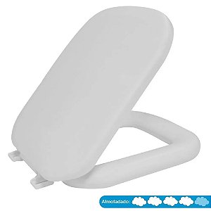 Assento Sanitario Almofadado Axis Branco Convencional Astra