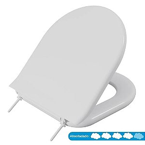 Assento Sanitário Almofadado Calypso Astra Branco