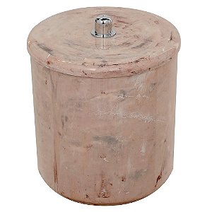 Cesto Multiuso Com Tampa 6l Bege Marmorizado Ct4 Bg Astra