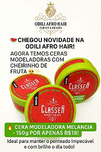 Pasta Modeladora Alta Fixação Melancia