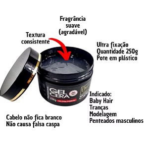 Gel Cera Alta Fixação