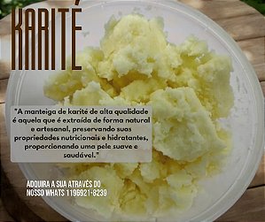 Manteiga de Karité Natural Pura 30g