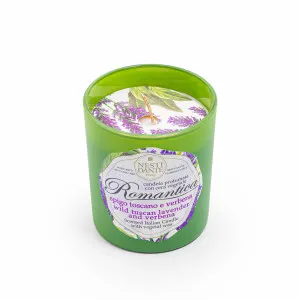 Vela Perfumada Italiana Nesti Dante Romantica Lavanda Toscana e Verbena 160gr