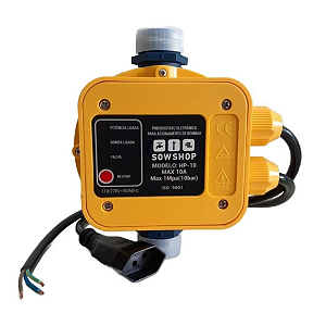 Pressostato ou Controlador Automatico de Pressao p/ Bombas 1,1KW/Bivolt Sowshop