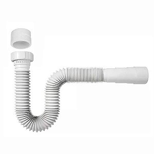Sifão Pop Universal Extensível 72cm Branco 1.1/2" Sowshop