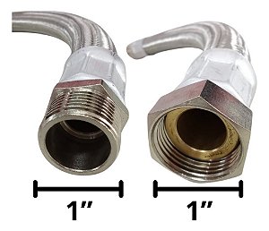 Mangote Flexivel para Pressurizador antivibração 1X80CM