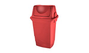 LIXEIRA SOBERANY TAMPA BASCULANTE 30L VERMELHA LIXTB30VM FortCom