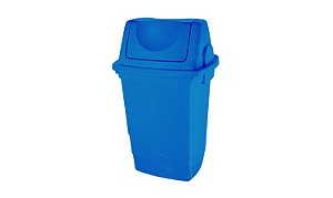 LIXTB30AZ - LIXEIRA SOBERANY TAMPA BASCULANTE 30L AZUL