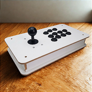 Controle Arcade cor Branca