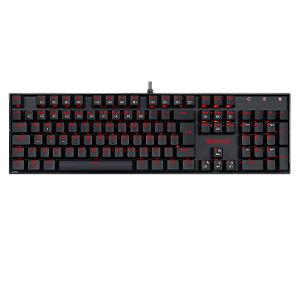 Teclado Mecânico Gamer Redragon Mitra Single Color LED Vermelho(Recondicionado)