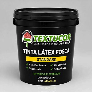 Tinta Acrílica Látex Fosca Standard 3,6l Uso Interno E Externo