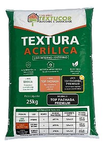 Textura Top Fachada Premium 25kg - Textucor - Uso Int / Ext