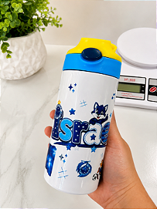 Garrafa Squeeze Personalizada 600ml Bico Articulável