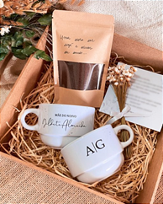 Xícara Personalizada Para Dindos Padrinhos E Madrinhas Minimalista Com Nome OU Frase 180ml