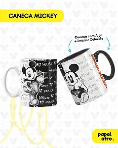 Caneca Retrô 325 ml com Personagem Clássico