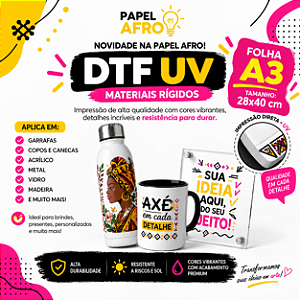 DTF UV Personalizado – Folha A3 28x40 cm
