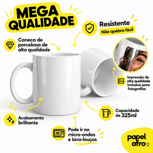 Caneca Personalizada de Porcelana 325ml