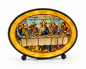 Luminária Vitral - Santa Ceia