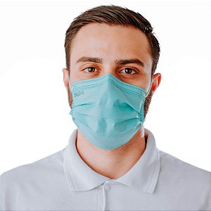 60 Caixas De Máscara Descartável Adulto Antiviral Tripla Camada - Caixa Master