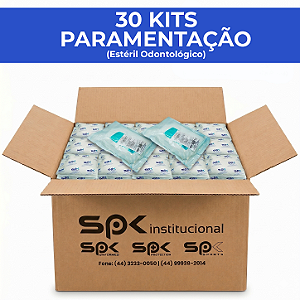 30 Kit Pequenas Cirurgias Estéril Odonto 12 Peças