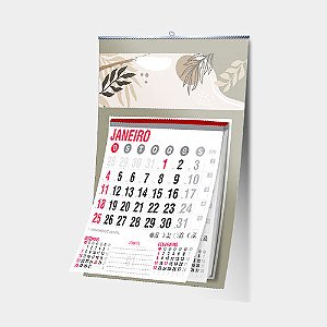 Folhinha Calendário Personalizada