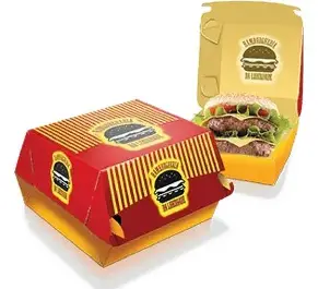 Caixa de Hamburguer