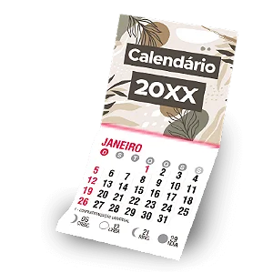 Imã de Geladeira com Calendário 2027