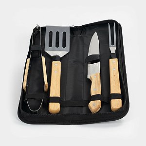 Kit Churrasco Personalizado Com 4 peças