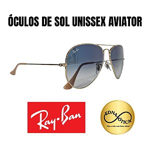Óculos de sol unissex RayBan Aviator Large Metal em Peruíbe