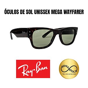 Óculos de sol unissex RayBan Mega Wayfarer RB0840-S em Peruíbe
