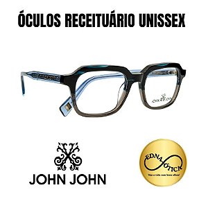 Óculos de grau unissex John John em acetato em Peruíbe