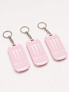 Chaveiro Abridor de latas Monster Rosa