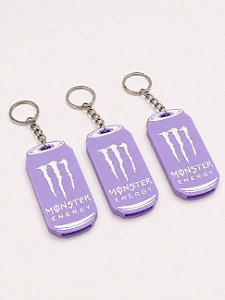 Chaveiro abridor de latas Monster Roxo