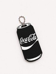 Chaveiro abridor de latas Coca Cola Preto