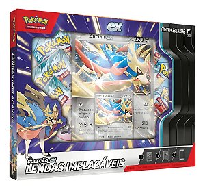 Coleção Pokémon Ex Lendas Implacáveis Zacian Ex Copag Pokémon Estampas Ilustradas Português