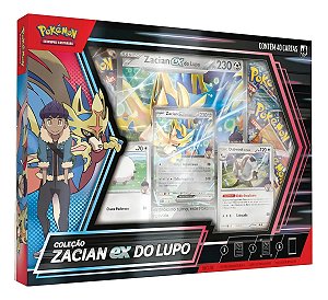 Pokémon Coleção Zacian Ex Do Lupo Com 40 Cartas Copag Pokémon Estampas Ilustradas Português