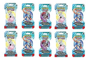 Kit Com 10 Blister Booster Pokémon Amigos De Jornada Copag Kit 10 Blister Booster Pokémon Amigos De Jornada Copag Portug
