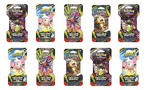 Kit Com 10 Blister Booster Pokémon Equilibrio Perfeito Copag Equilibrio Perfeito Português Brasil