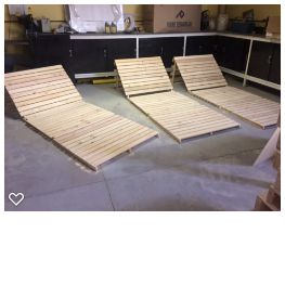 Chaise de pallet dobrável para festa do pijama