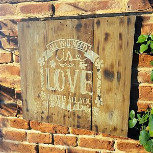 Quadros decorativos de madeira boho