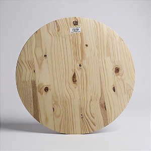 Tampo de pinus 60 cm circunferência para tonel