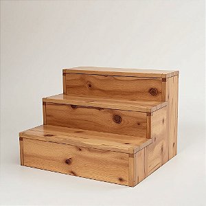 Expositor degrau para apoio mesa para loja de cereais hortifruti