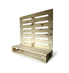 Painel bancada para barbearia em madeira pinus pallet