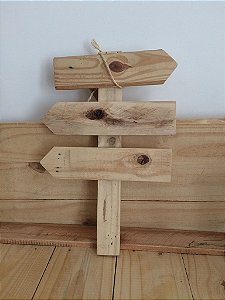 Plaquinha simples de palete