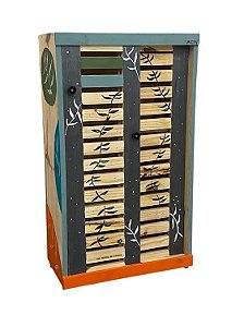 Armário Pintura Orgânica decorativo