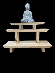 Altar oratório mesa templo Buda Budismo Namastê Japamala Tamanho G