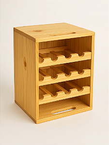 Adega caixote Winewood para 8 garrafas de vinho