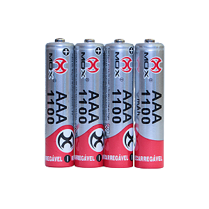 PILHA RECARREGAVEL MOX MO-AAA1100 B4